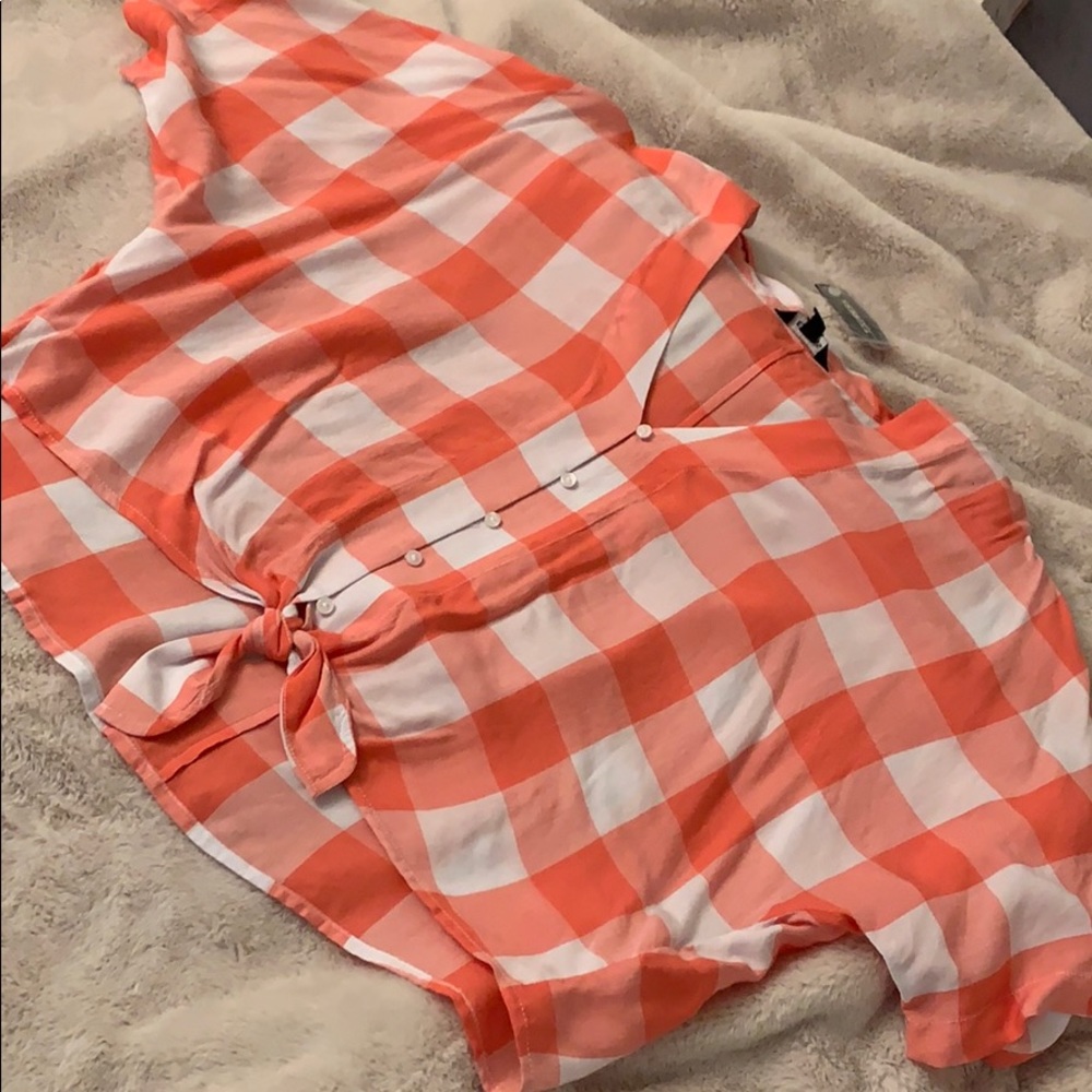 Express checkerboard shirt